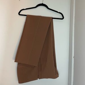 Dynamite, Kendall Side Zip Slim Pants, Size 6, Medium, brown